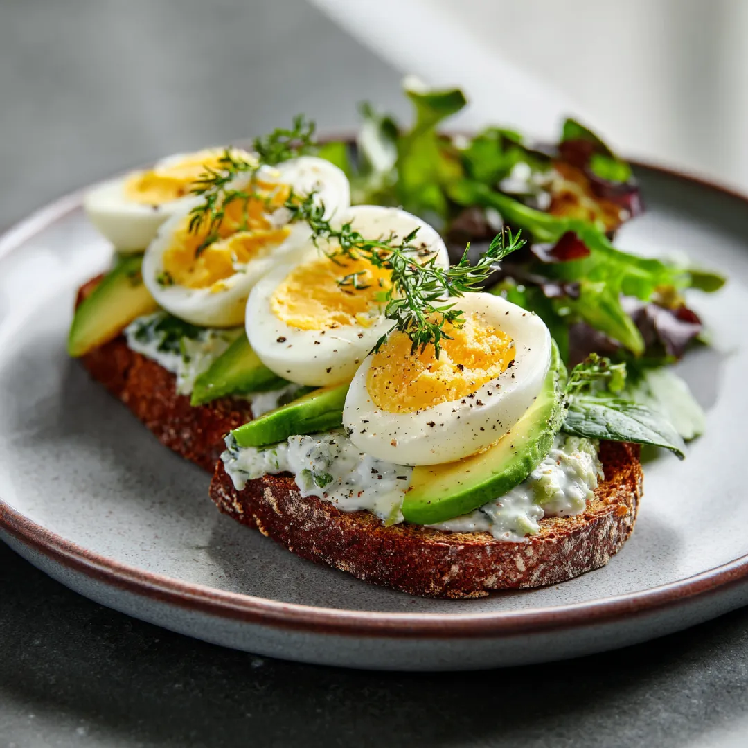 baked-eggs-on-toast baked boiled eggs on toast