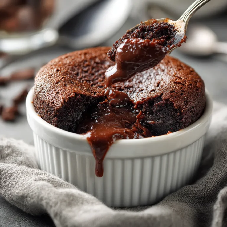 Recipe Chocolate Pudding Cake That’s Simple, Moist, and Magical 3 Chocolate pudding cake recipe in ceramic baking dish
