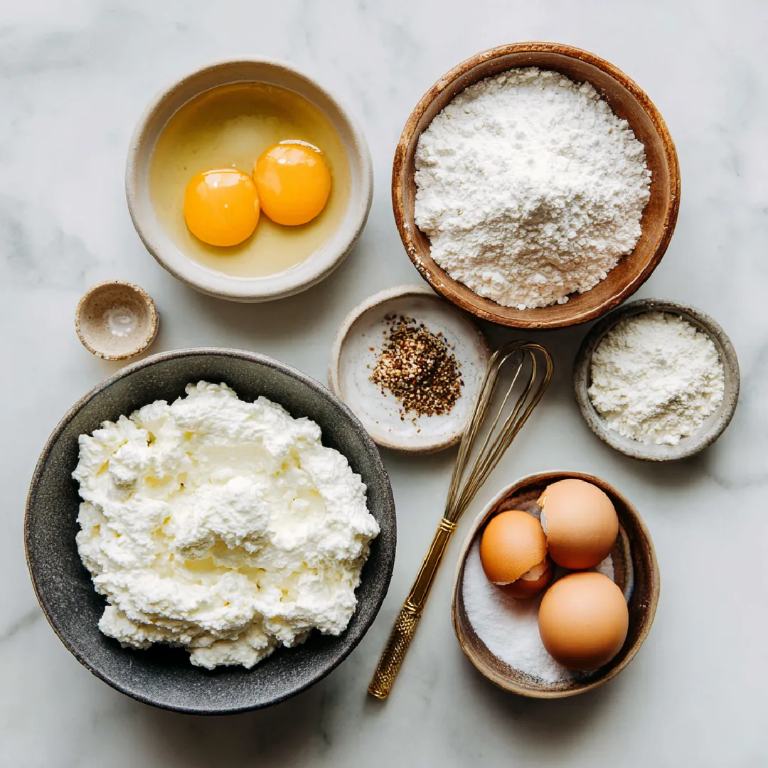 cloud-bread-ingredients Ingredients for cottage cheese cloud bread