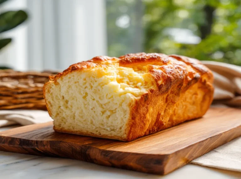Ice Cream Bread Recipe 3 Ice cream bread loaf with golden crust
