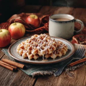 Apple Fritter Waffle Donuts Glazed