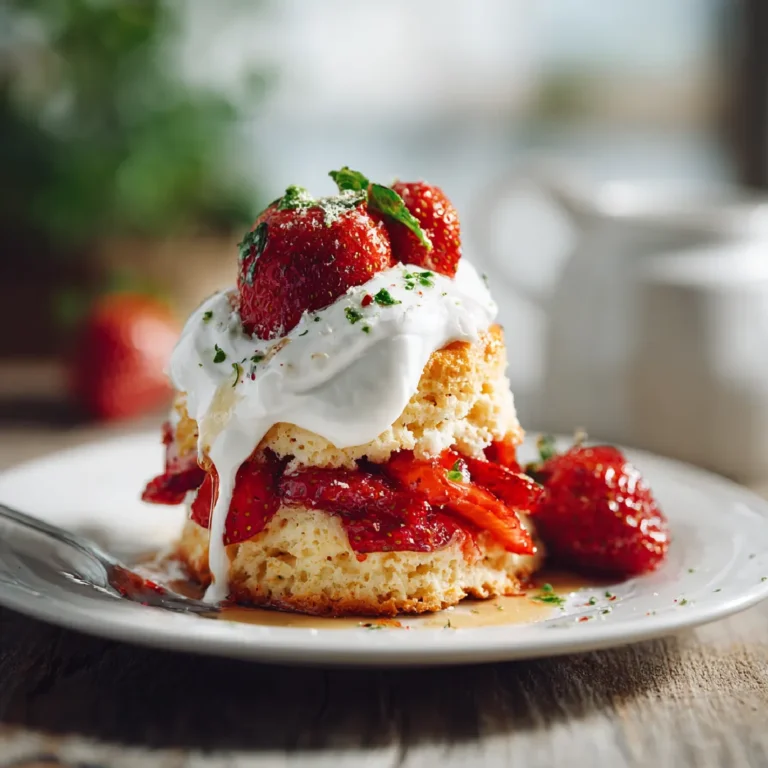 Strawberry Shortcake Recipe 3 strawberry shortcake recipe on white plate
