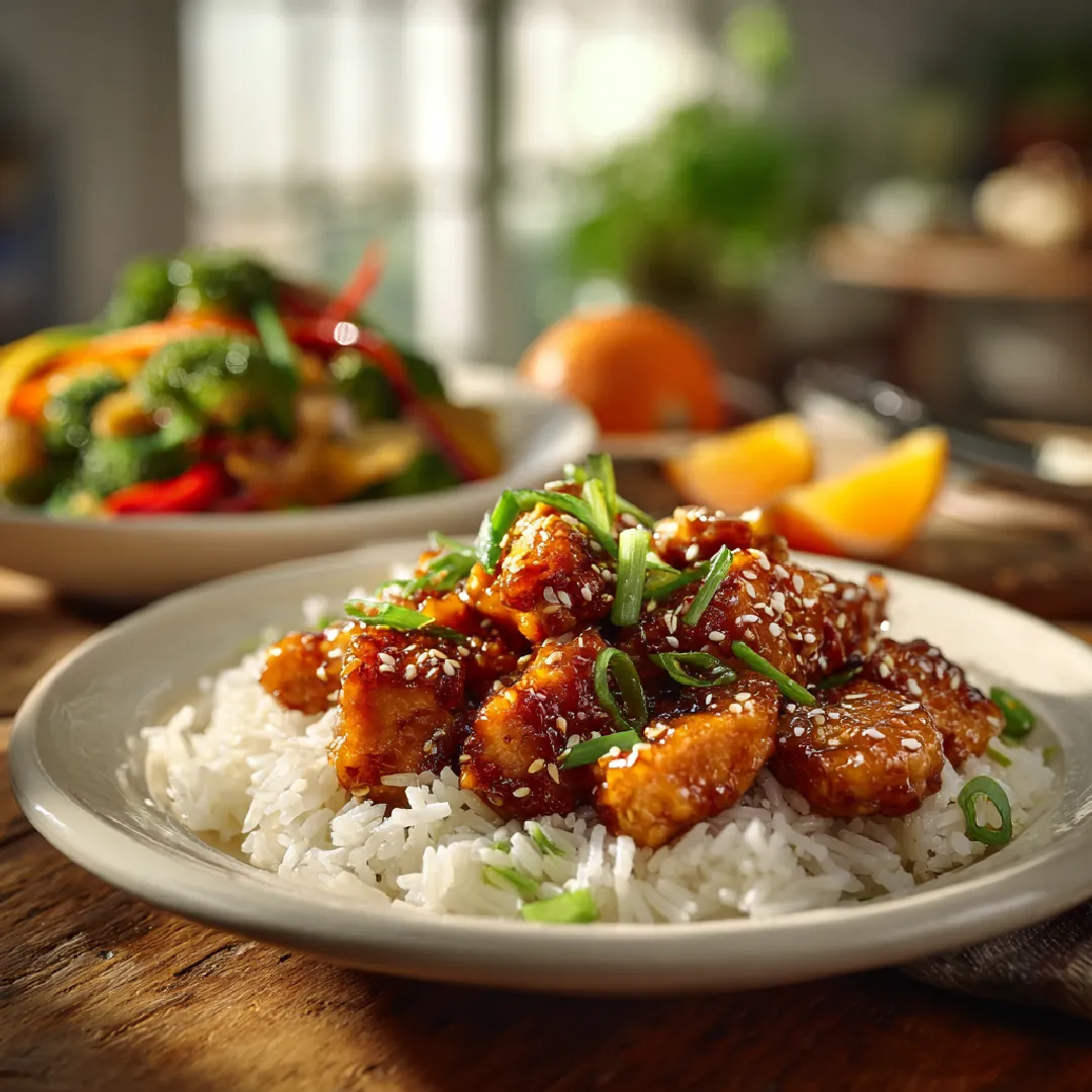 3-Ingredient Orange Chicken