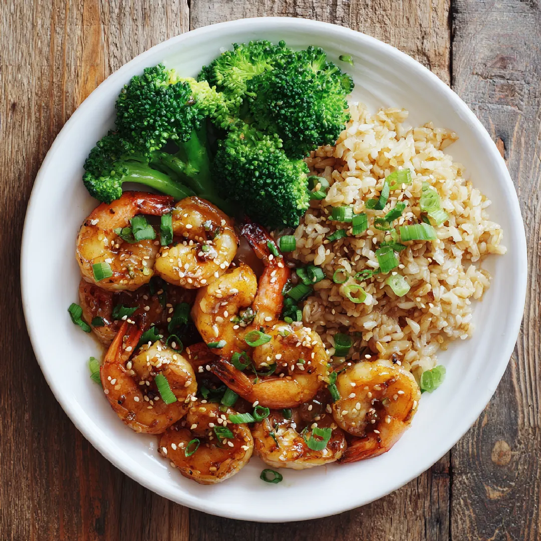 High-Protein Honey Garlic Shrimp