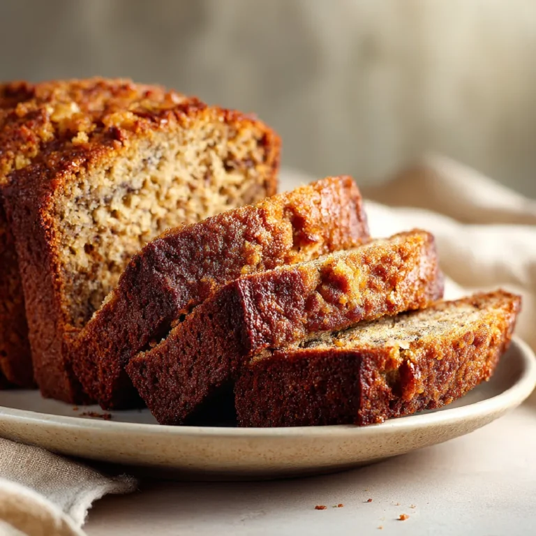 Banana Bread 3 Zoomed-in shot of soft, fluffy banana bread texture