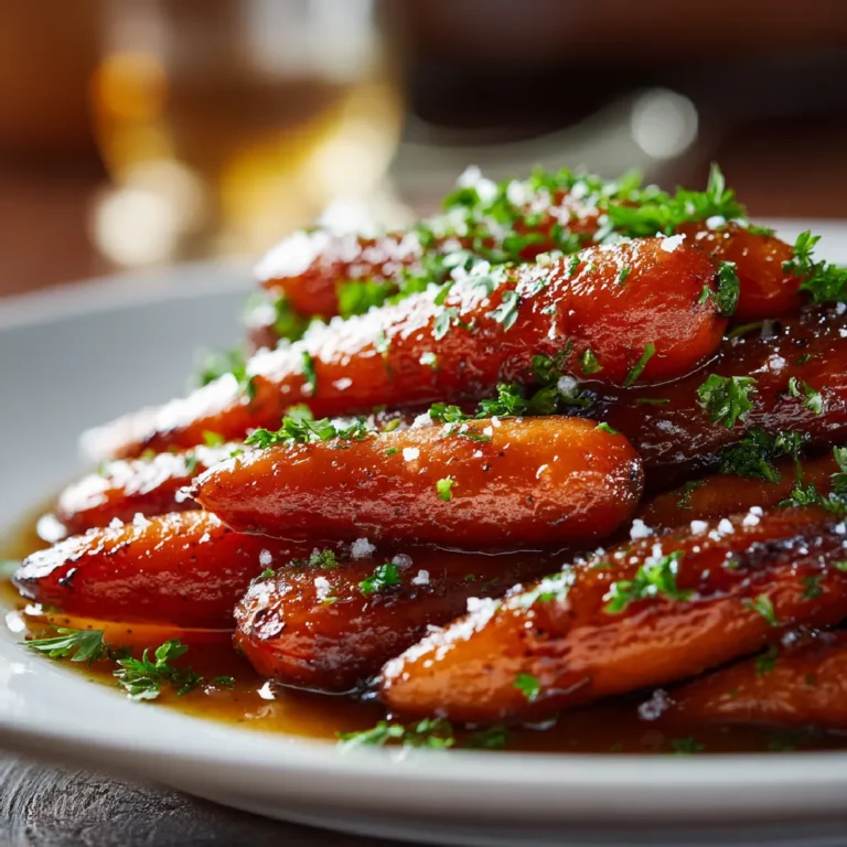 Glazed Carrots 3 Close-up of honey glazed carrots with caramelized edges