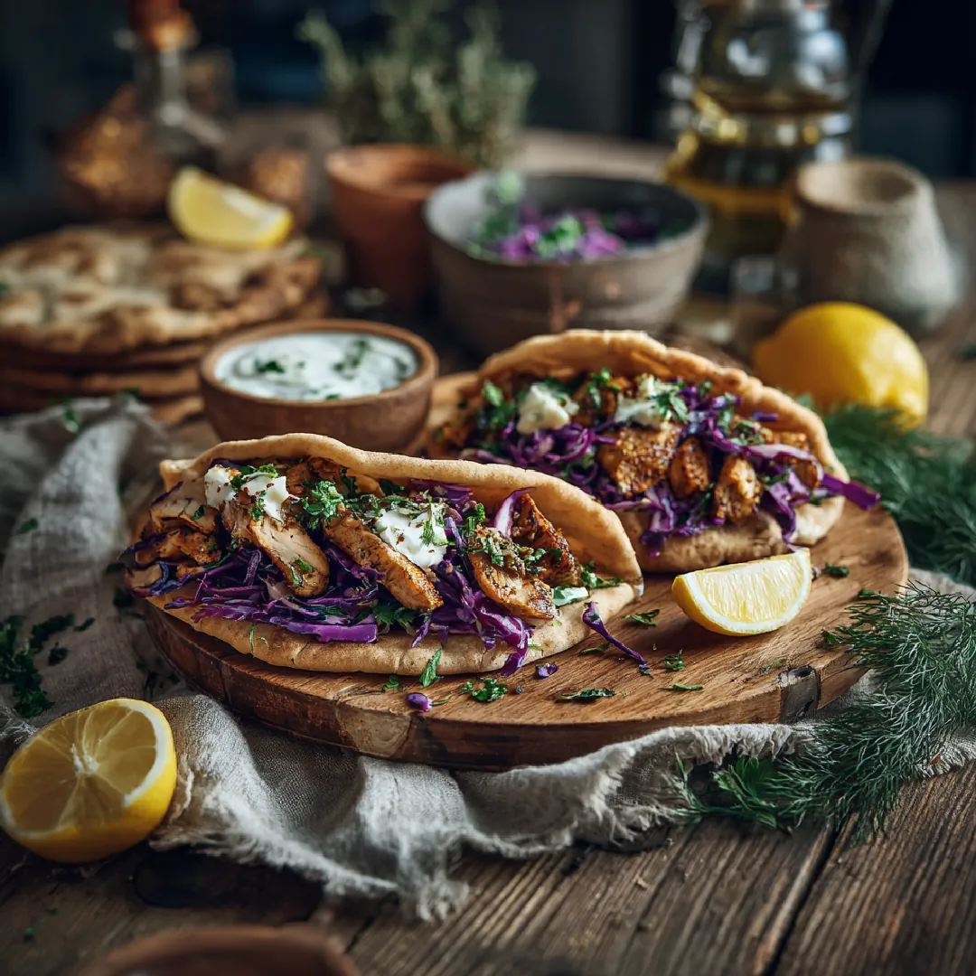 Sheet Pan Chicken Pitas with Herby Ranch