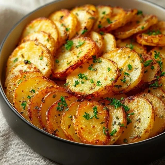 Air Fryer Sliced Potatoes