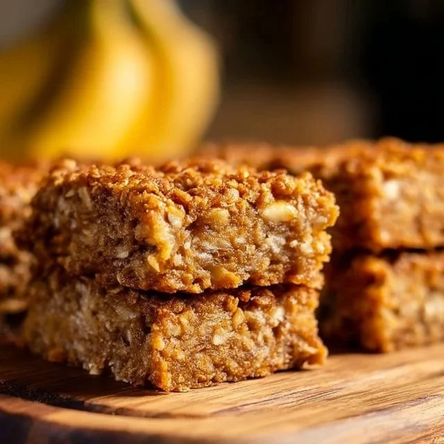 Banana Oatmeal Bars