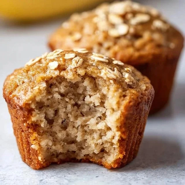 Banana Oatmeal Muffins