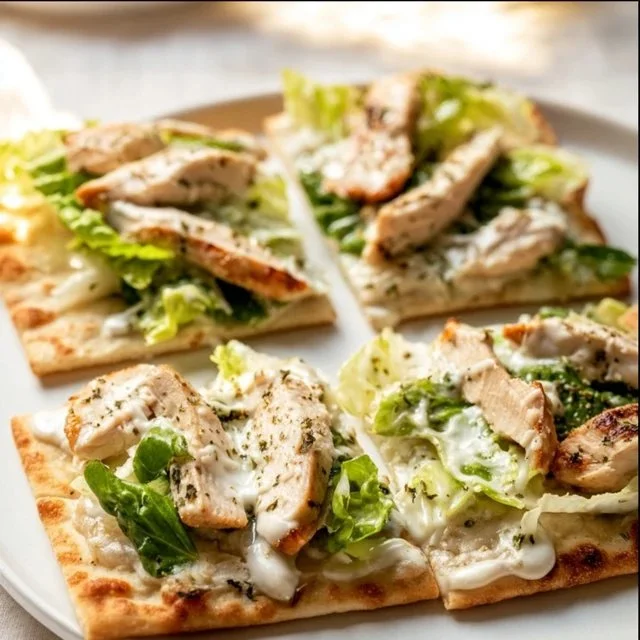 Chicken Caesar Flatbread