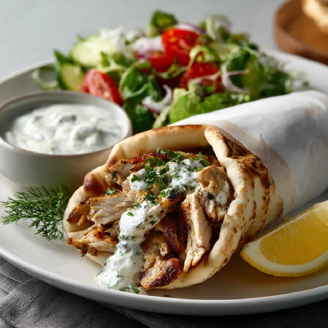 Mediterranean Chicken Gyros