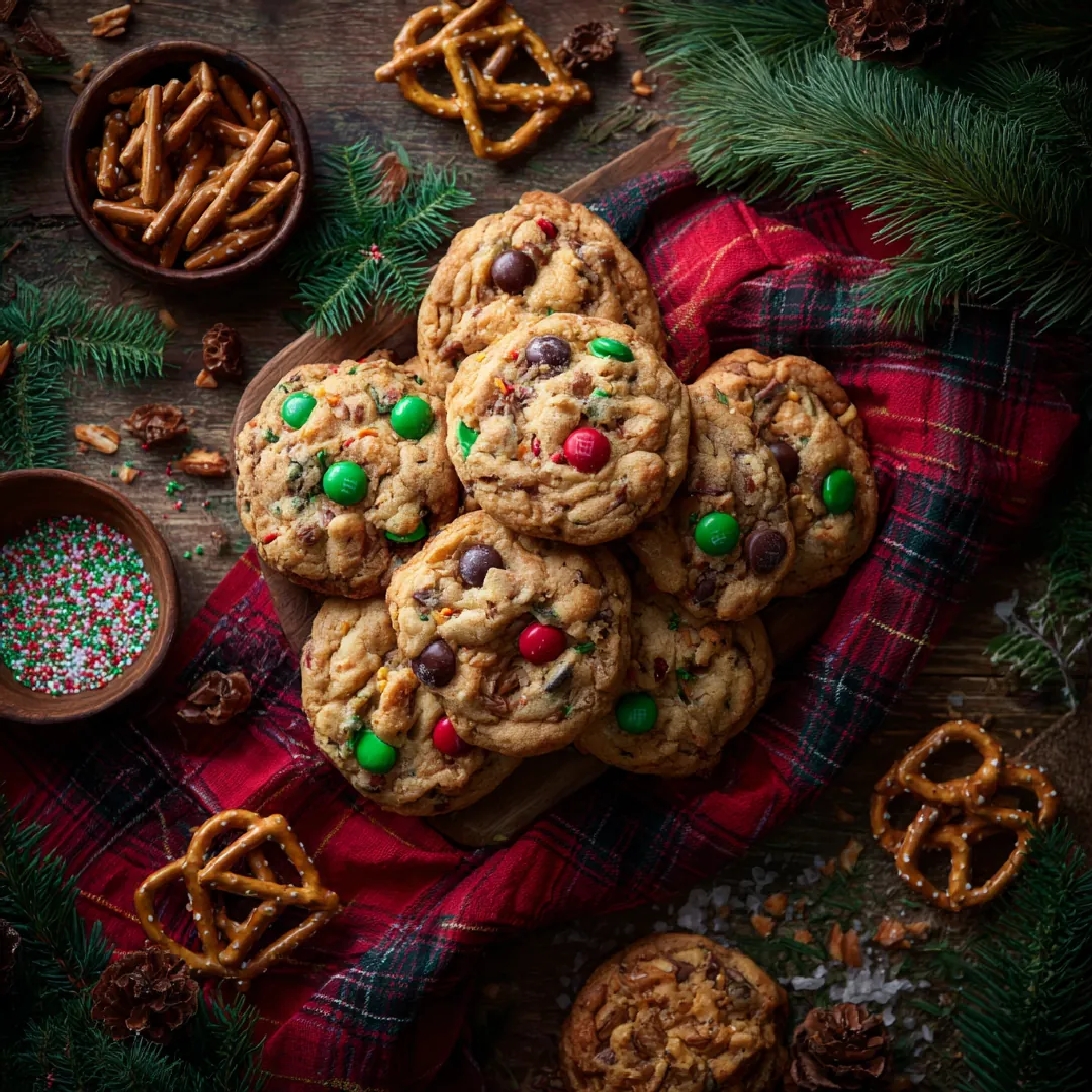 Christmas Kitchen Sink Cookies