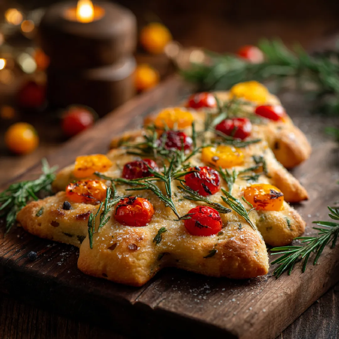 Christmas Tree Focaccia