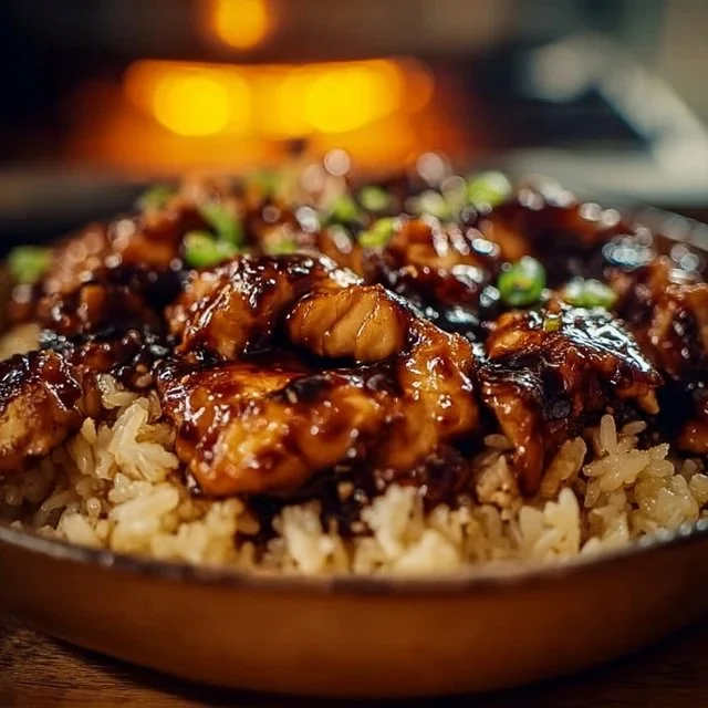 Honey BBQ Chicken Rice