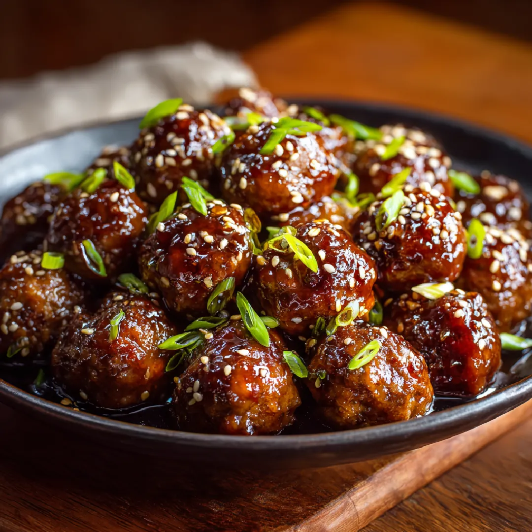Honey Garlic Meatballs