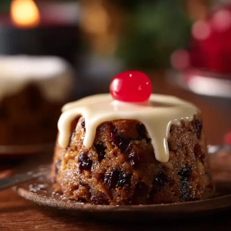 Delicious mini Christmas cakes from Mary Berry's festive recipes.