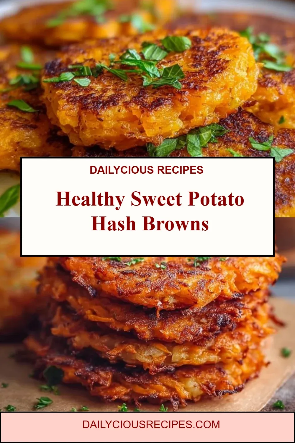 Healthy Sweet Potato Hash Browns