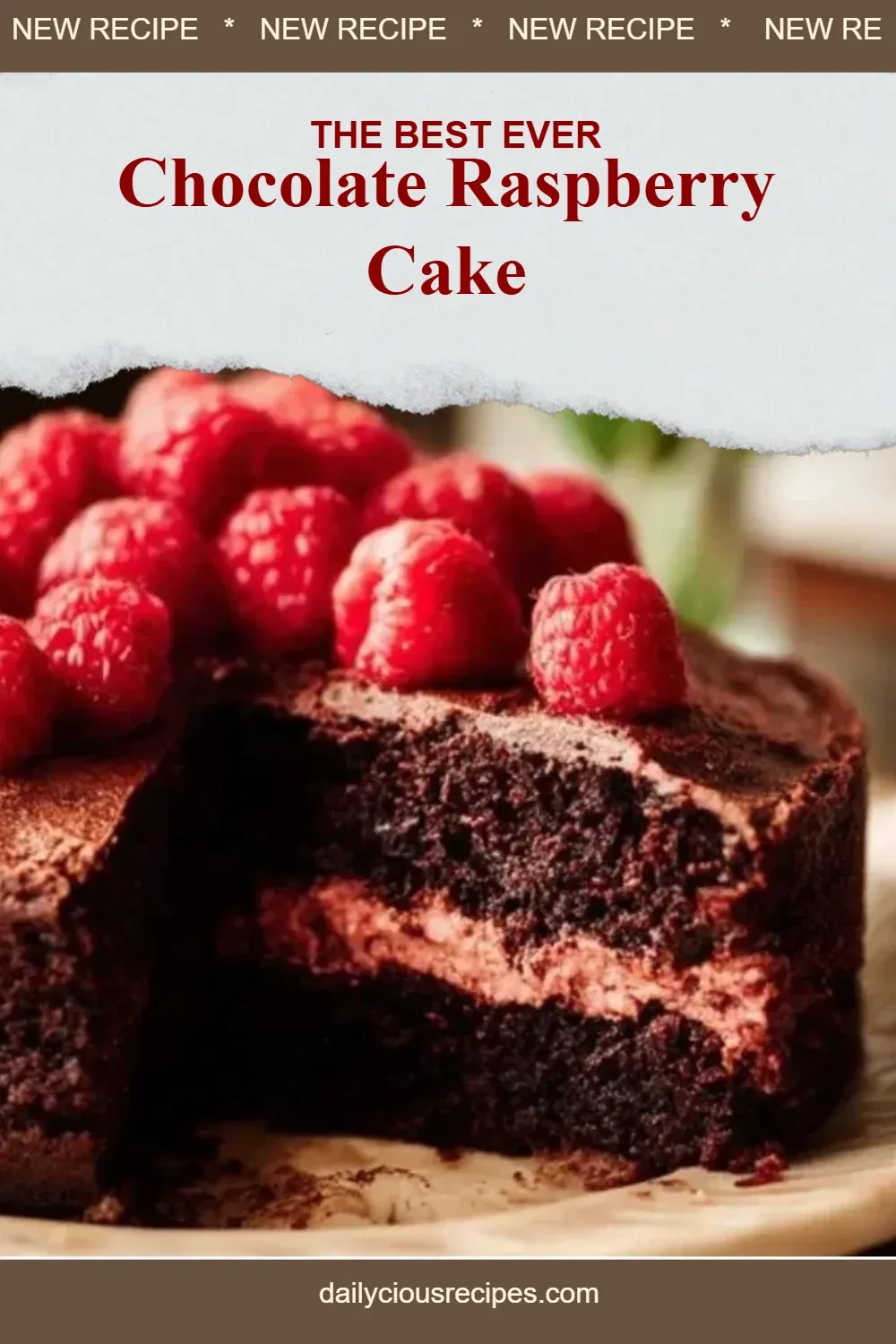 Best 12 Decadent Cake Recipes for Your Holiday Celebrations 11 Chocolate Raspberry Cake