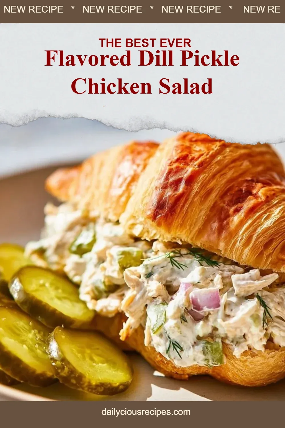 Flavored Dill Pickle Chicken Salad