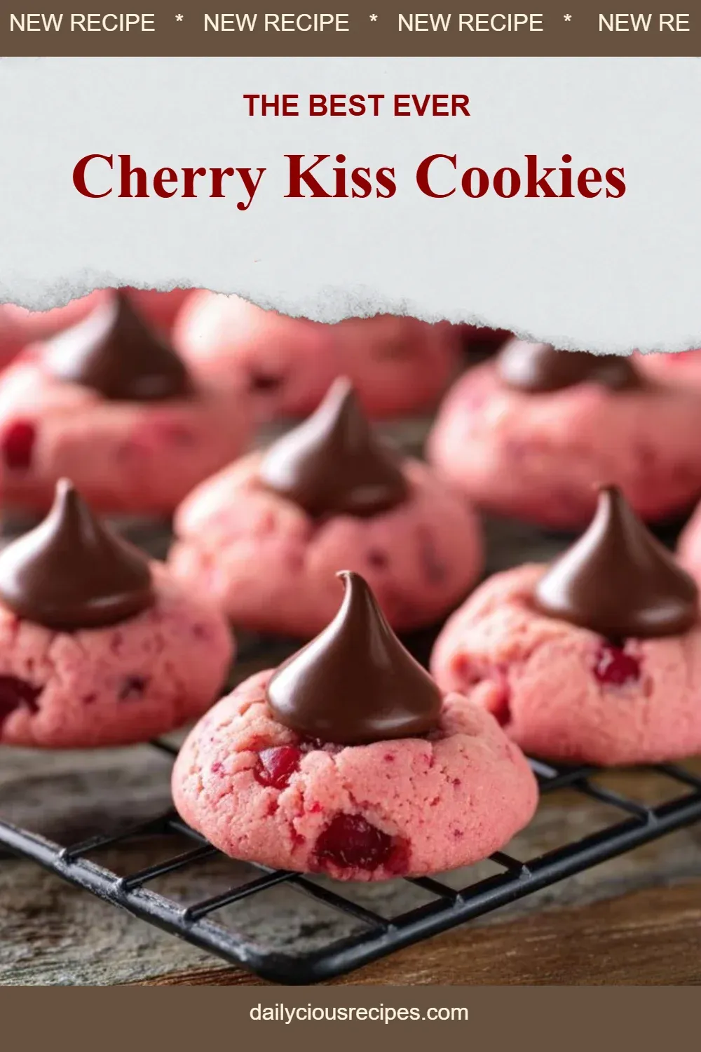 Best 17 Cookie Recipes To Satisfy Your Sweet Cravings 16 Cherry Kiss Cookies