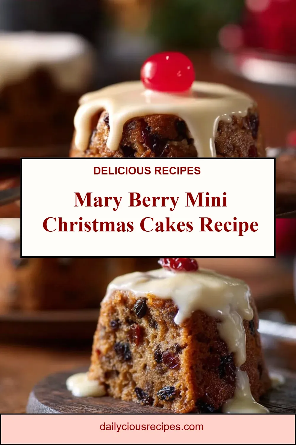 Best 12 Decadent Cake Recipes for Your Holiday Celebrations 2 Mary Berry Mini Christmas Cakes Recipe