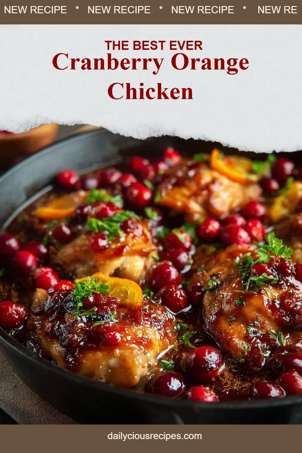 Cranberry Orange Chicken