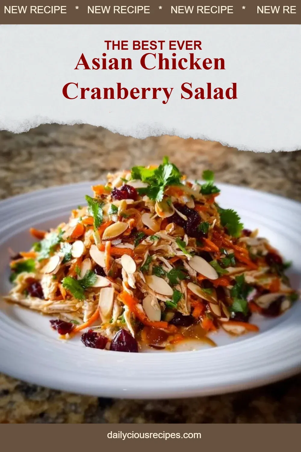 Asian Chicken Cranberry Salad