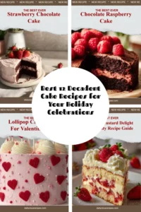 Best 12 Decadent Cake Recipes for Your Holiday Celebrations 1 Delicious holiday cake recipes for festive celebrations