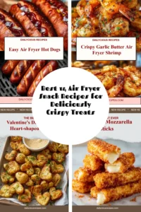 Best 14 Air Fryer Recipes for Deliciously Crispy Treats 1 A variety of delicious air fryer recipes for crispy treats