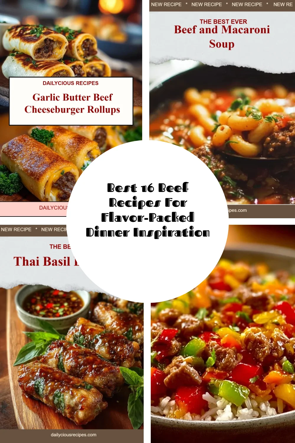 Best 16 Beef Recipes For Flavor-Packed Dinner Inspiration