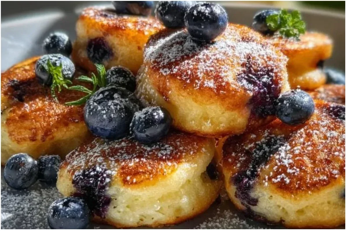 Blueberry Lemon Pancake Bites