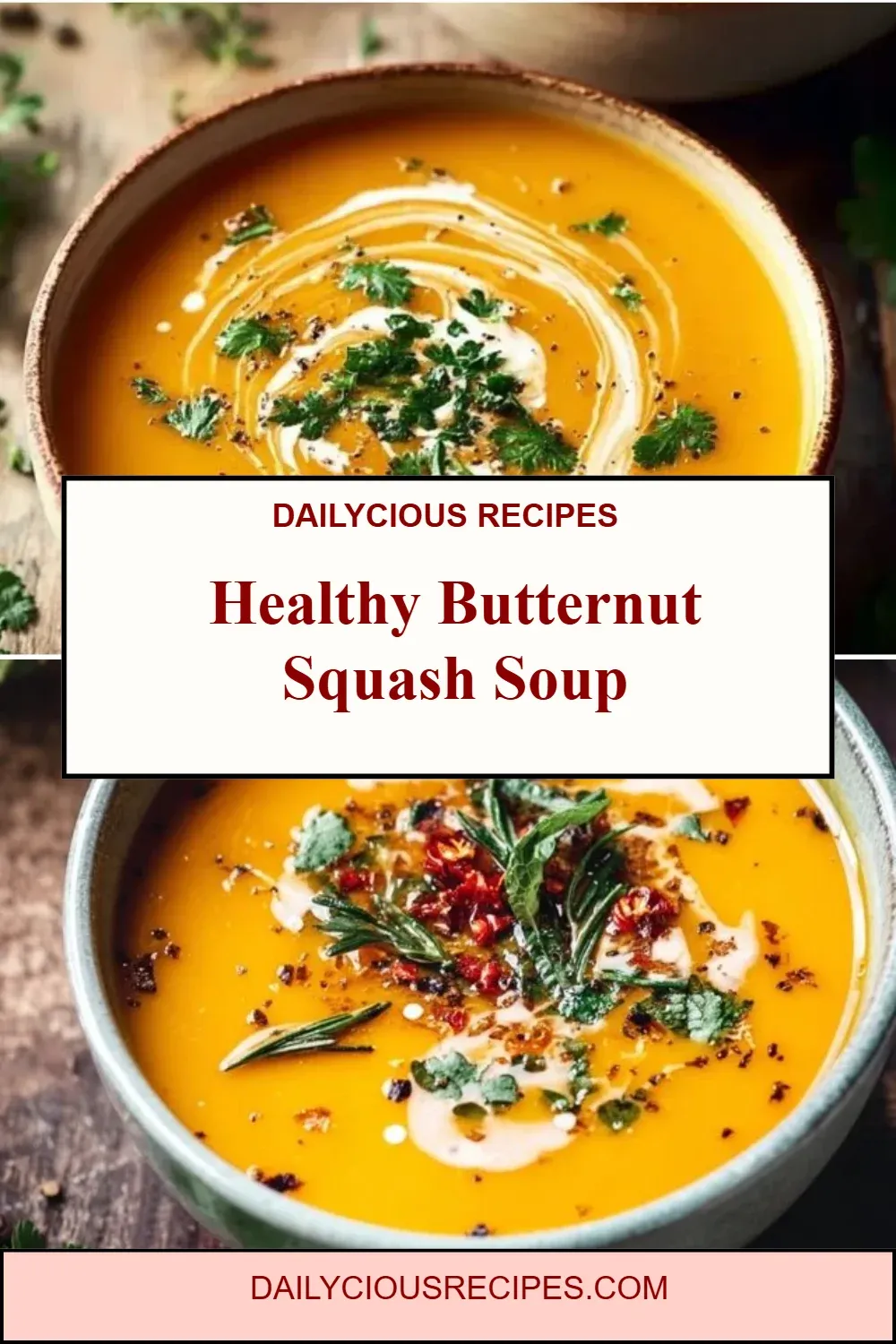 Healthy Butternut Squash Soup