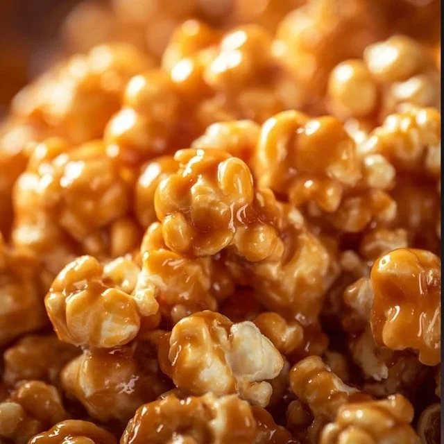 Caramel Corn with Almonds