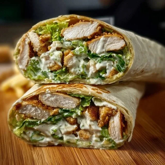 Chicken Caesar Wraps