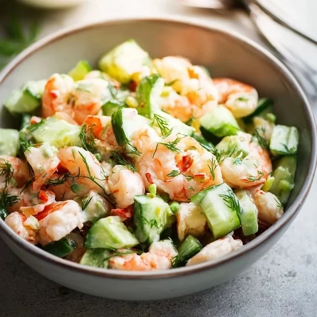Cucumber Shrimp Salad