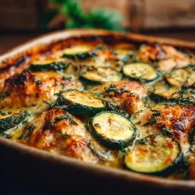 Easy Chicken Zucchini Bake
