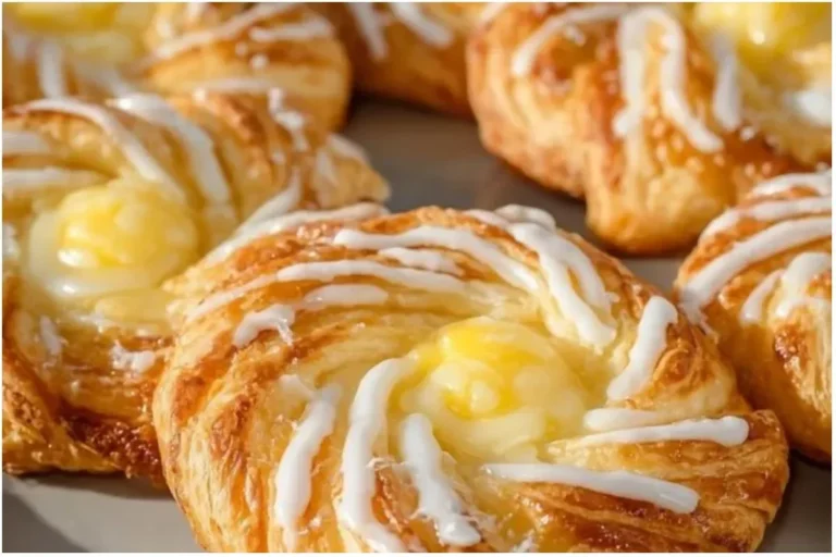 Delicious Easy Puff Pastry Cheese Danish with cream cheese filling