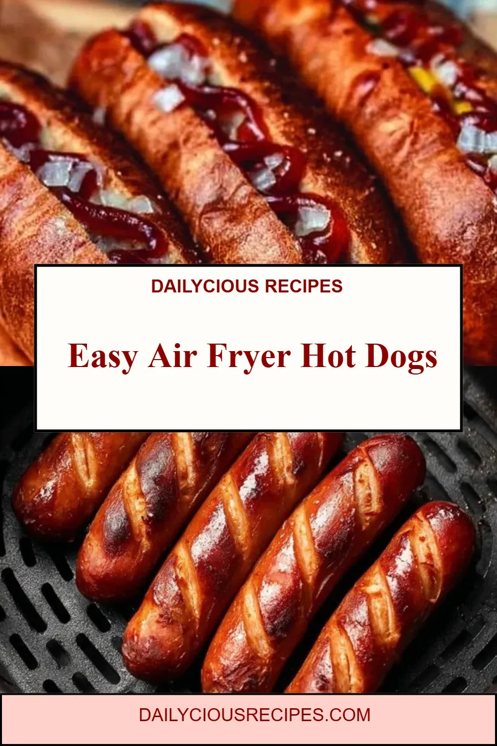 Easy Air Fryer Hot Dogs