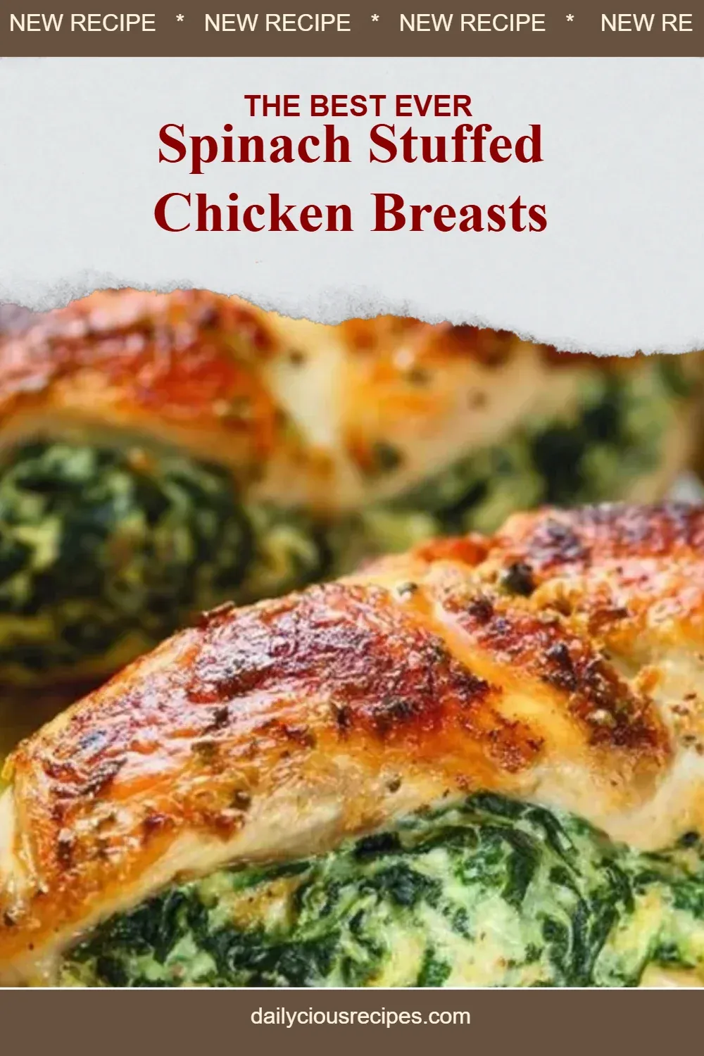 Spinach Stuffed Chicken Breasts