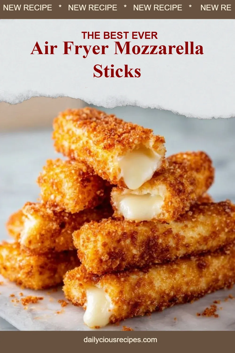 Air Fryer Mozzarella Sticks
