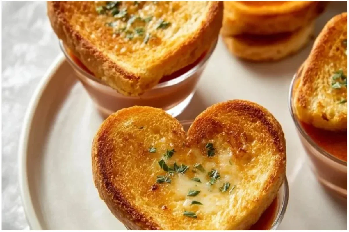 Mini Grilled Cheese Hearts