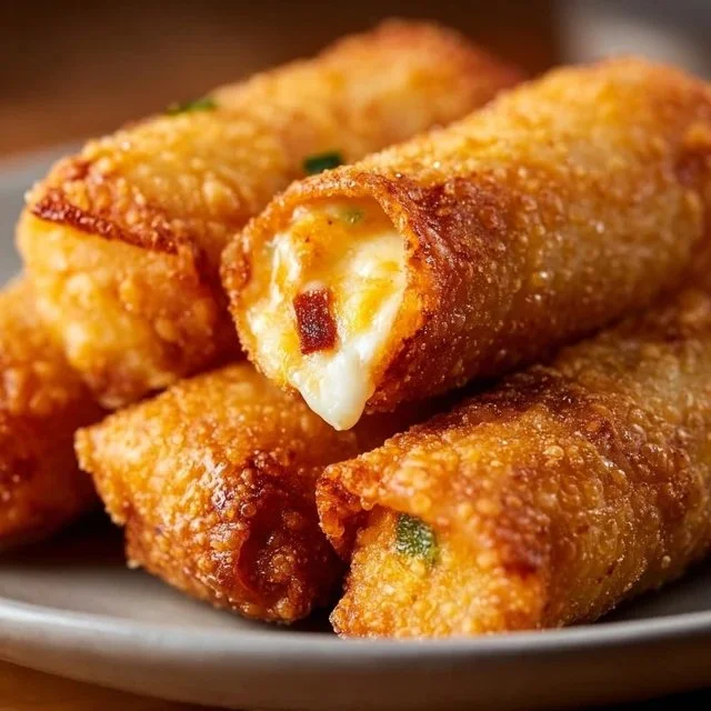 Mini Jalapeno Popper Egg Rolls