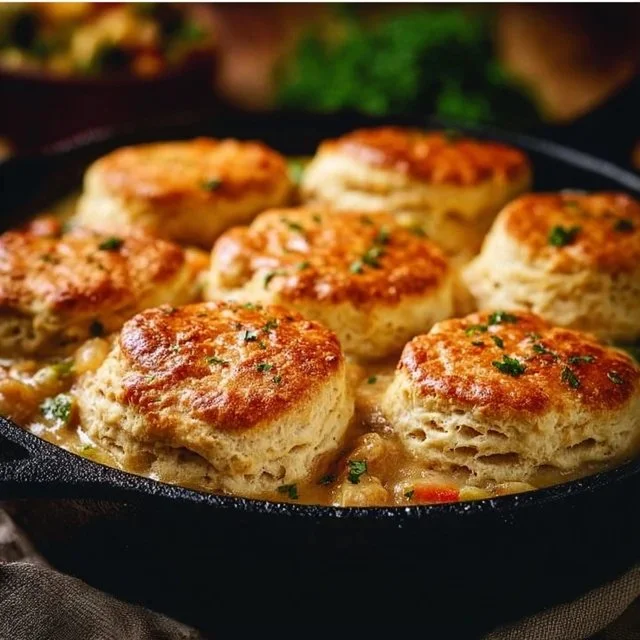 Red Lobster Biscuit Chicken Pot Pie