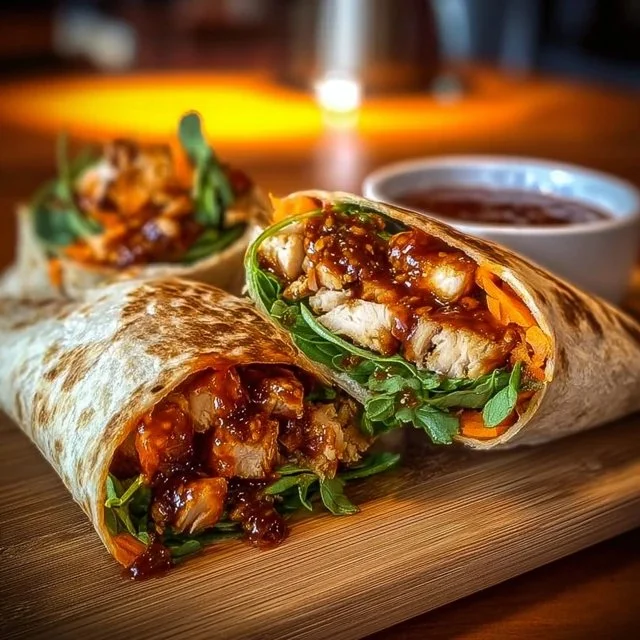 Sweet Chili Chicken Wraps