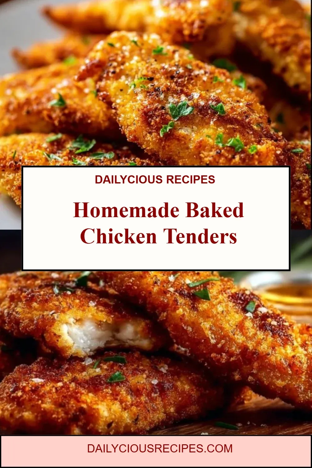 Homemade Baked Chicken Tenders