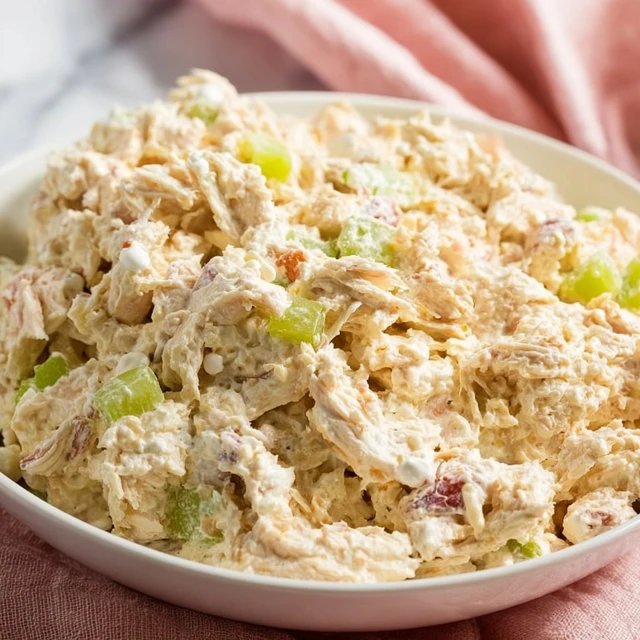 High Protein Cottage Cheese Chicken Salad