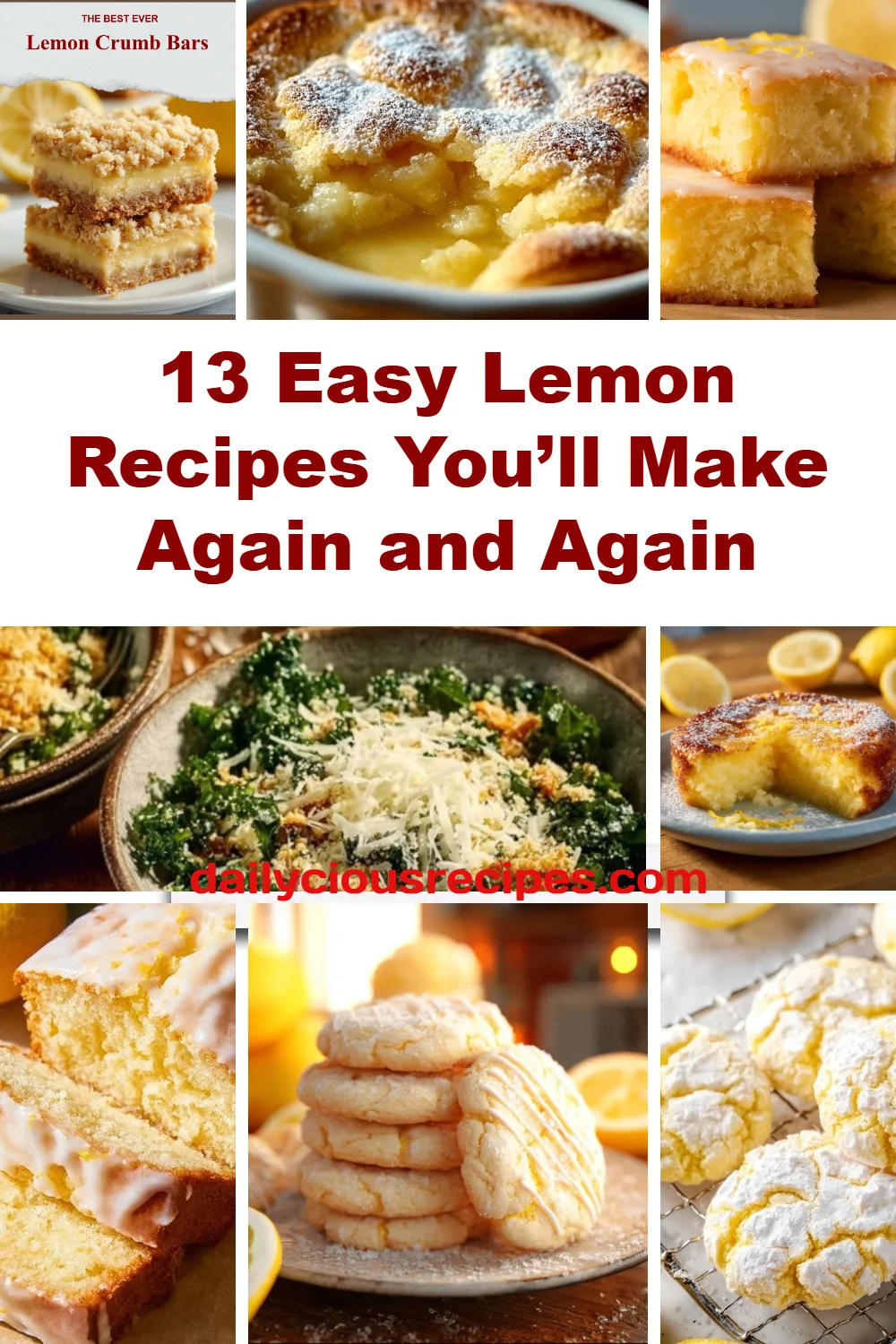 13 Easy Lemon Recipes You’ll Make Again and Again