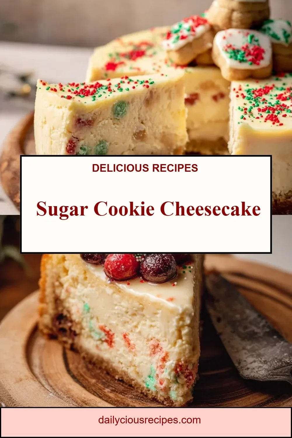 5 Irresistible Cheesecake Creations You Can't Stop Making 2 Sugar Cookie Cheesecake