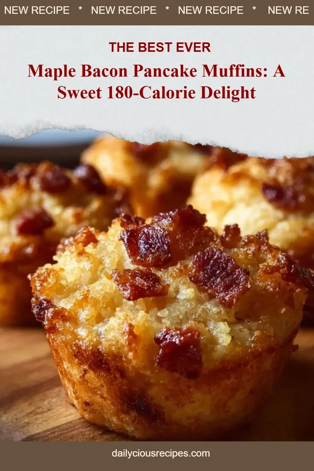 Maple Bacon Pancake Muffins: A Sweet 180-Calorie Delight
